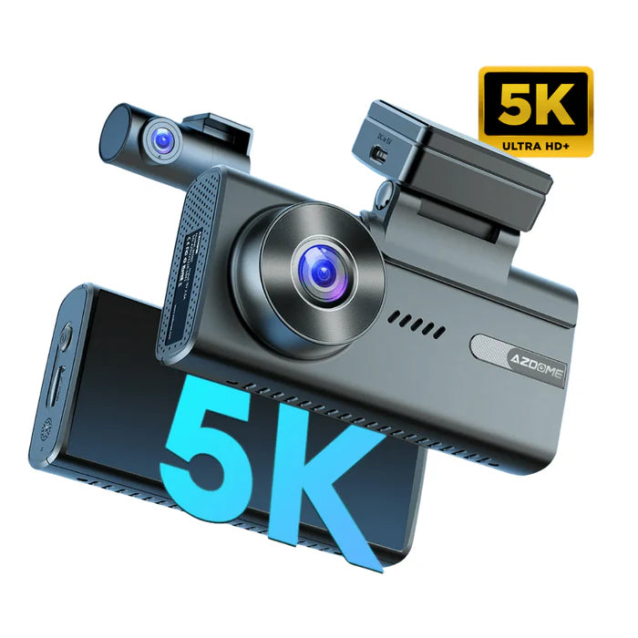 AZDOME M580 5K Dash Cam with GPS & WiFi - كاميرا سيارة أزدوم أمامية وخلفية بدقة 5K