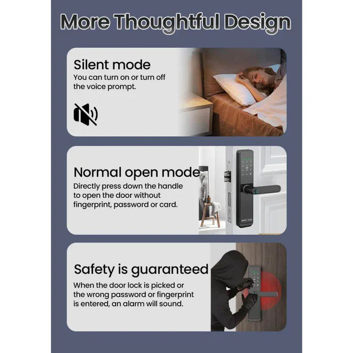 Smart Lock S630 –إمبروفد قفل باب ذكي إصدار