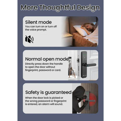 Smart Lock S630 –إمبروفد قفل باب ذكي إصدار