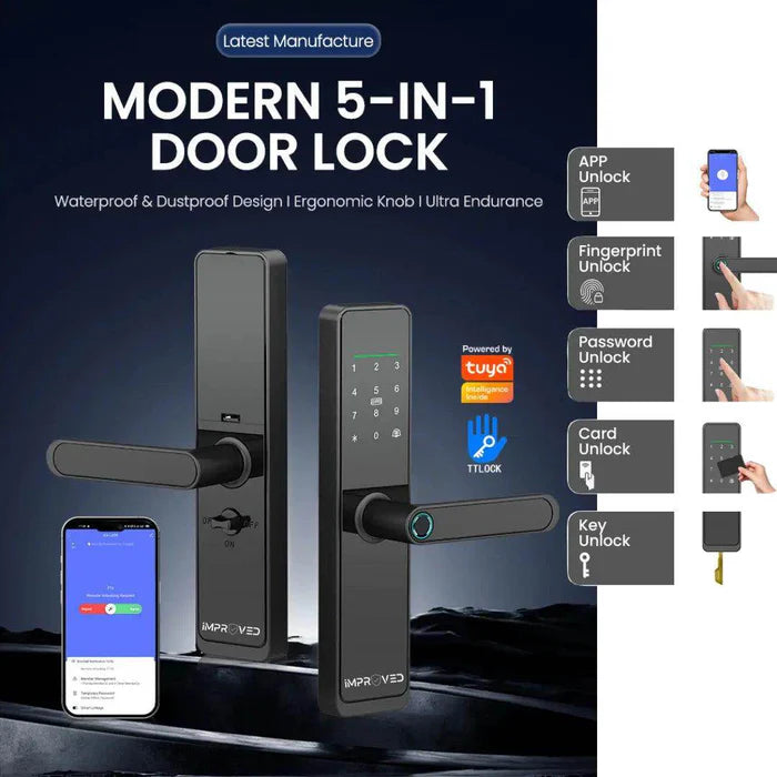 Smart Lock S630 –إمبروفد قفل باب ذكي إصدار
