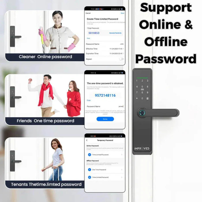 Smart Lock S630 –إمبروفد قفل باب ذكي إصدار