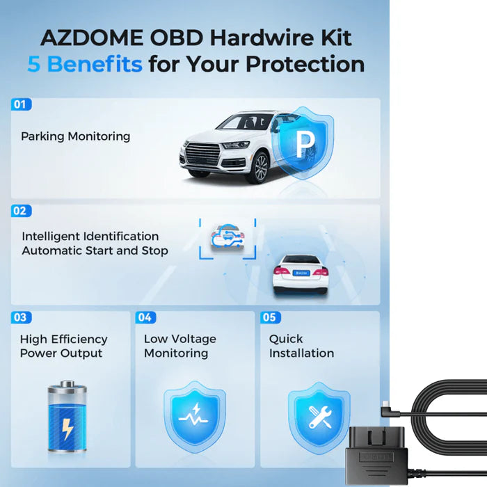 وصلة OBD لتصوير 24 ساعة