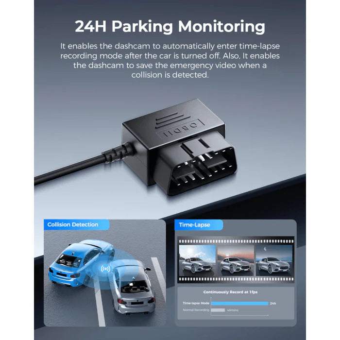 وصلة OBD لتصوير 24 ساعة